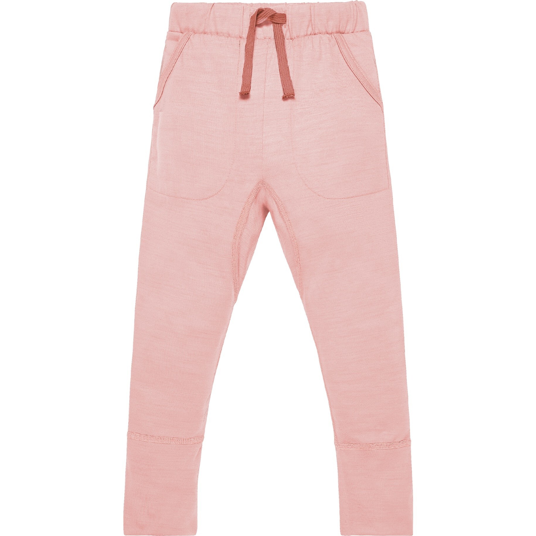 Ultrafine Merino Wool 24-7 Trouser, Pink Peach Blossom - Sweatpants - 1