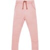 Ultrafine Merino Wool 24-7 Trouser, Pink Peach Blossom - Sweatpants - 1 - thumbnail