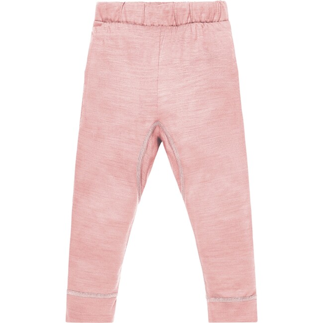 Ultrafine Merino Wool Aroha Baby 24-7 Trouser, Pink Peach Blossom