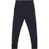 Ultrafine Merino Wool 24-7 Trouser, Midnight - Sweatpants - 1 - thumbnail