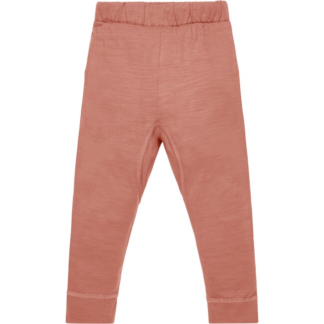 Ultrafine Merino Wool Aroha Baby 24-7 Trouser, Rose Fudge - Sweatpants - 1