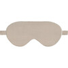 Pure Merino Sleepy Eye Mask, Stone - Eye Masks - 1 - thumbnail