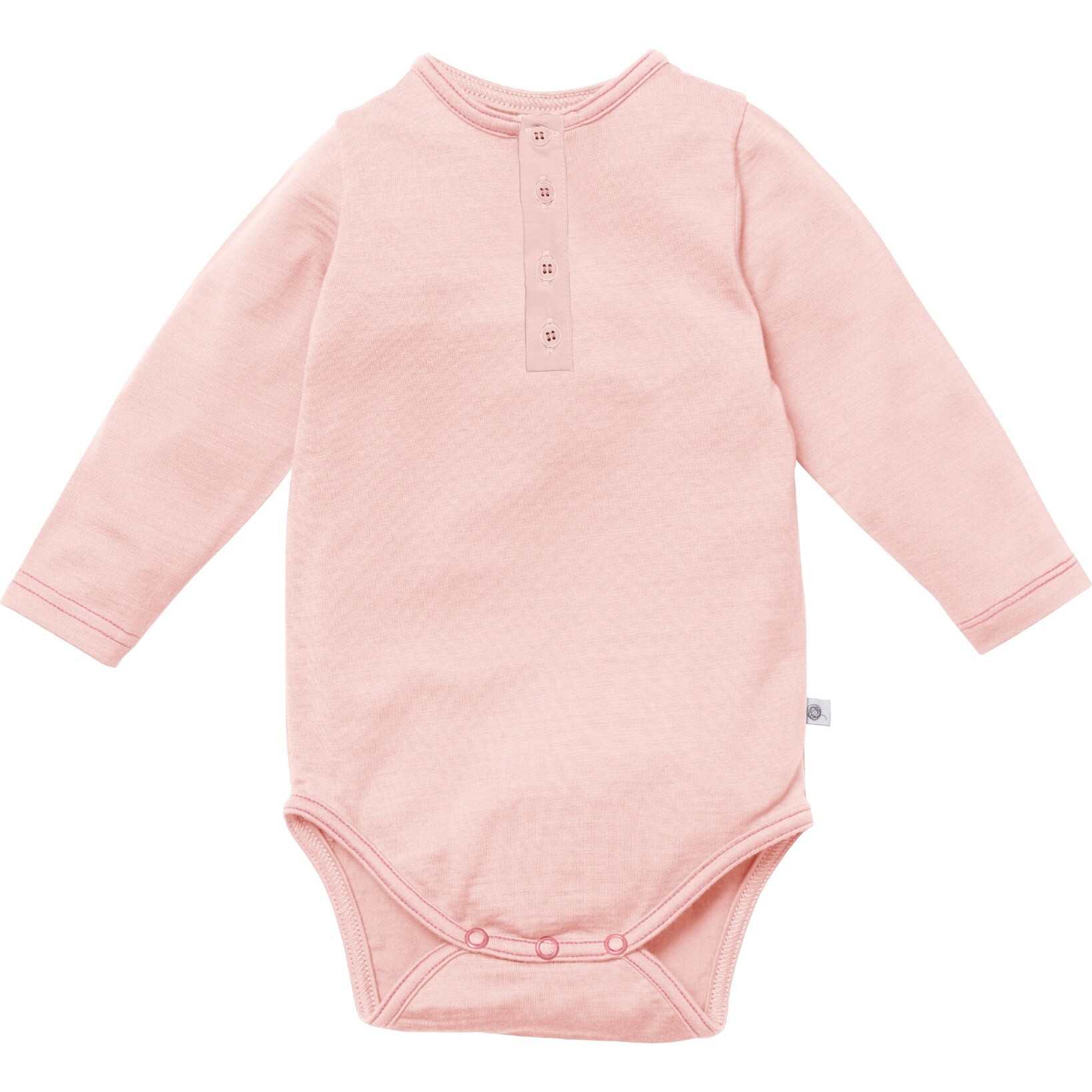 Ultrafine Merino Wool Aroha Baby Base, Pink Peach Blossom - Onesies - 1