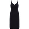 Ultrafine Merino Wool Womens Perfect Slip, Midnight - Dresses - 1 - thumbnail