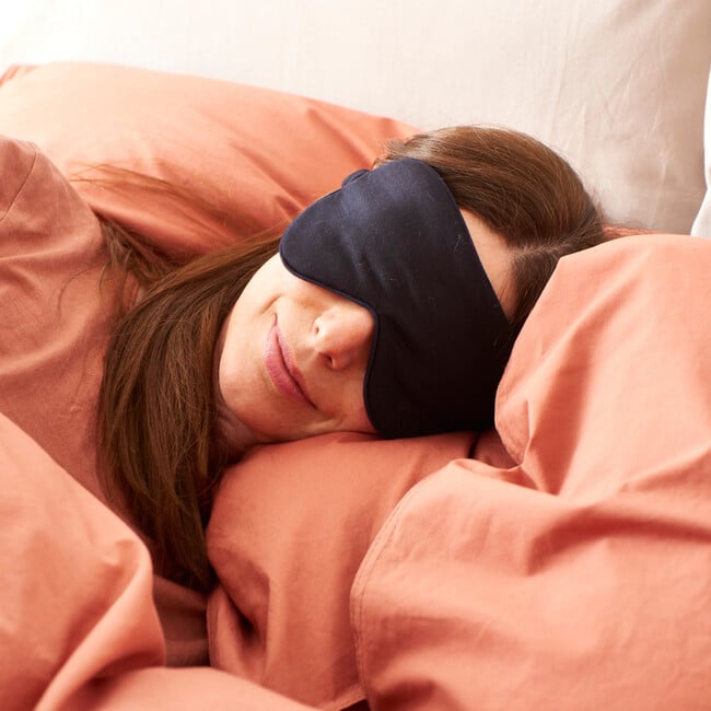 Pure Merino Sleepy Eye Mask, Midnight - Eye Masks - 3