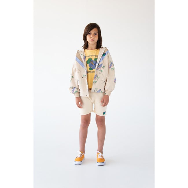 Windbreaker, Ecru Parrot - Jackets - 2