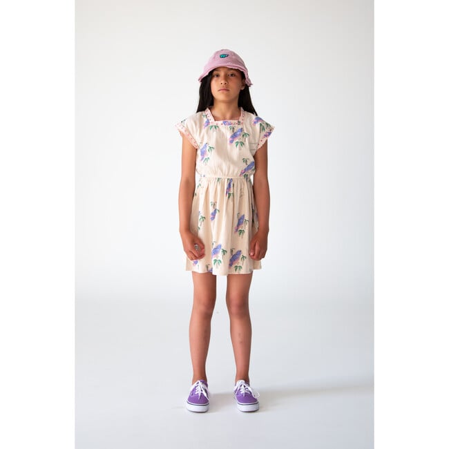 Aleja Dress, Ecru Parrot - Dresses - 2