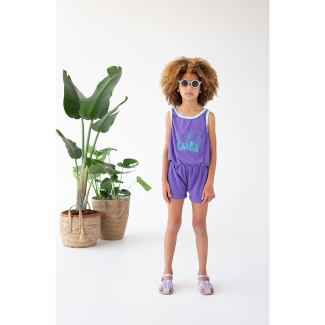 Beach Romper, Blueberry - Rompers - 2