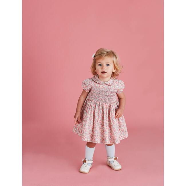 Noelle Baby Dress, Pink Floral