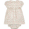 Vivian Smocked Baby Dress, Cherries - Dresses - 3