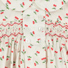 Vivian Smocked Baby Dress, Cherries - Dresses - 4