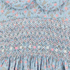 Juniper Smocked Baby Dress, Blue Print - Dresses - 4