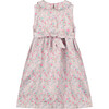 Elsie Smocked Girls Dress, Pink Multi - Dresses - 3