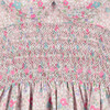 Elsie Smocked Girls Dress, Pink Multi - Dresses - 4