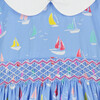 Alani Smocked Girls Dress, Sailboat - Dresses - 4
