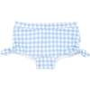 Girls Oasis Blue Gingham Swim Shorts - Two Pieces - 1 - thumbnail