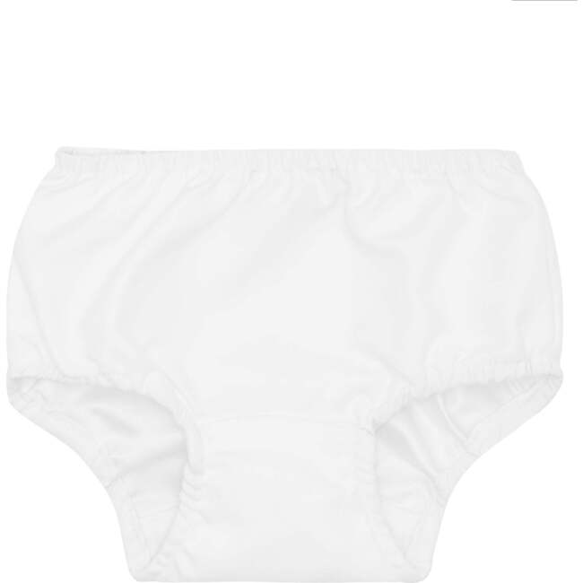 White Diaper Bloomer Cover