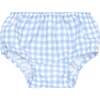 Oasis Blue Gingham Diaper Bloomer Cover - Bloomers - 1 - thumbnail