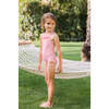 Girls Sorbet Pink Ruffle Halter One Piece - One Pieces - 2