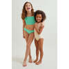 Girls Palm Green Bikini Bottom - Two Pieces - 3