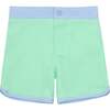 Boys Palm Green Sun Short - Swim Trunks - 1 - thumbnail