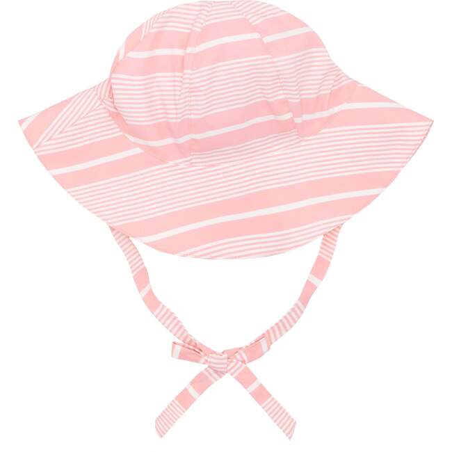 Unisex Baby Sorbet Pink Stripe Sun Hat