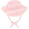 Unisex Baby Sorbet Pink Stripe Sun Hat - Hats - 1 - thumbnail