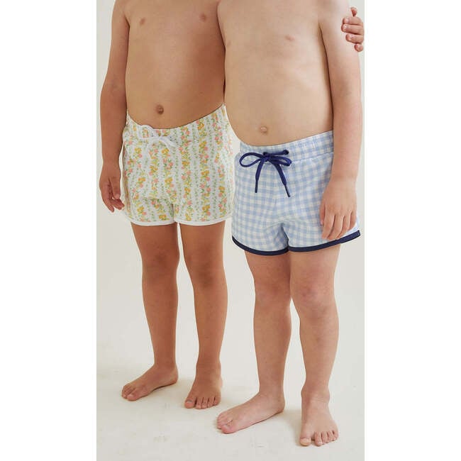 Boys Linear Citrus Boardie - Swim Trunks - 4