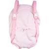 Classic Pastel Pink Baby Carrier Snuggle - Doll Accessories - 2