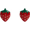 Strawberry Studs - Earrings - 1 - thumbnail