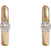 Solo Sparkle Huggies - Earrings - 1 - thumbnail