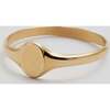 Mini Oval Signet Ring - Rings - 2