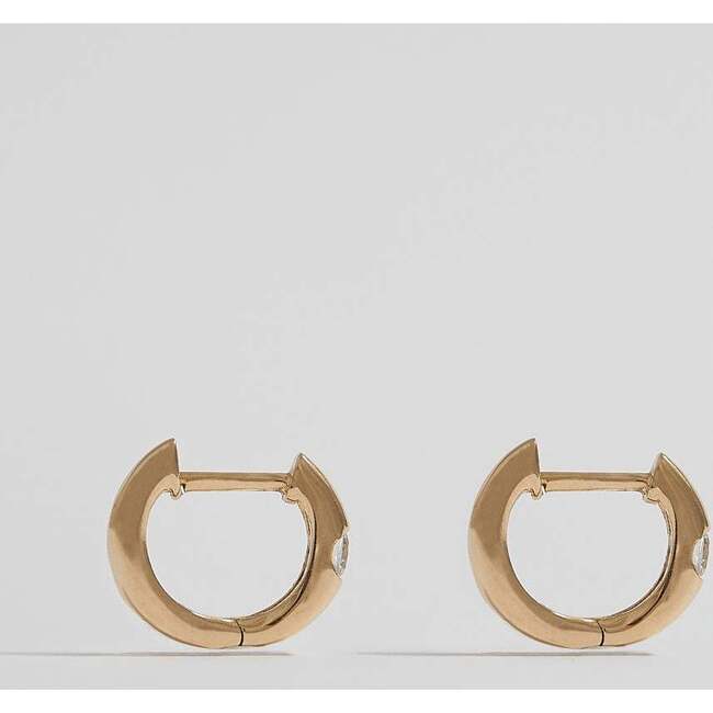 Solo Sparkle Huggies - Earrings - 3