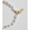 Girls Rice Pearl Bracelet, Blue - Bracelets - 2