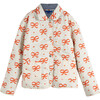 Women's Candice Reversible Jacket, Chambray & Bows - Jackets - 1 - thumbnail
