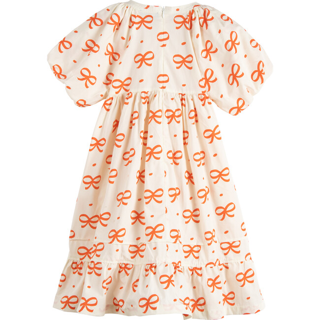 Paloma Dress, Red & Cream Bows - Dresses - 3