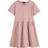 Marla Dress, Dusty Pink & Ivory Stripe - Dresses - 1 - thumbnail