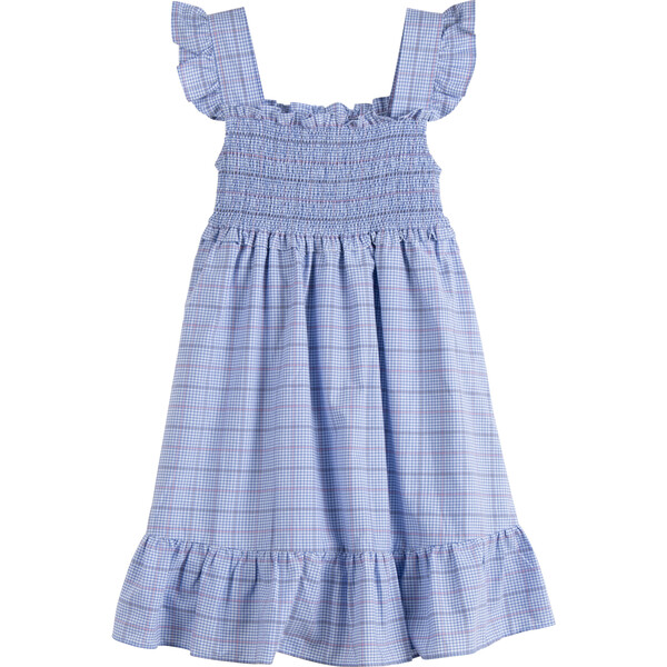 Daria Dress, Blue Plaid - Maison Me Dresses | Maisonette