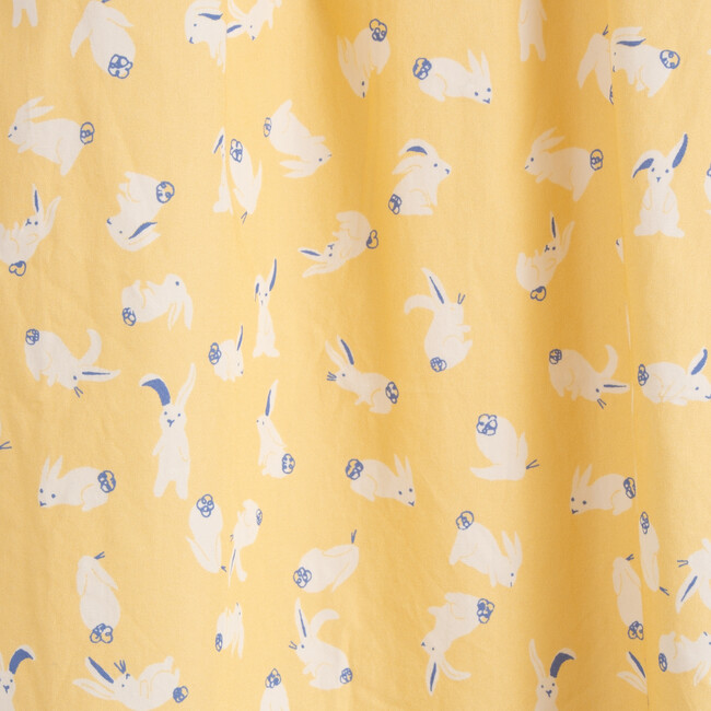 Delfina Dress, Yellow Bunnies - Dresses - 4