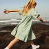 Paloma Dress, Sage Gingham - Dresses - 5 - thumbnail