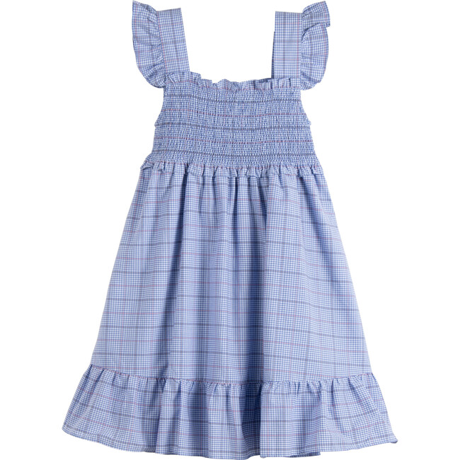 Daria Dress, Blue Plaid - Maison Me Dresses | Maisonette