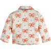 Baby Chandra Quilted Jacket, Chambray Bows - Jackets - 3