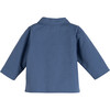 Baby Ansel Twill Jacket, Indigo Blue - Jackets - 2