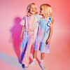 Coco Ruffle Dress, Lavender Tie Dye - Dresses - 2
