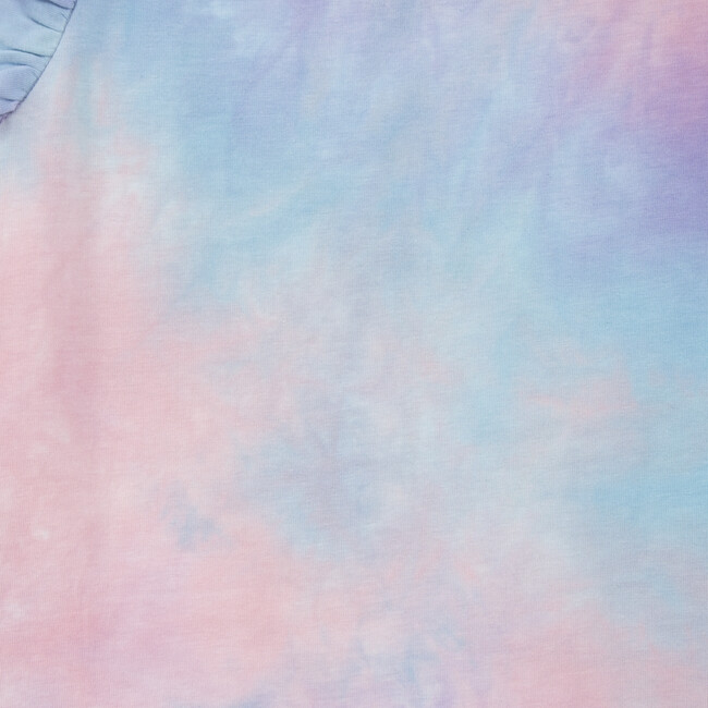 Coco Ruffle Dress, Lavender Tie Dye - Dresses - 5