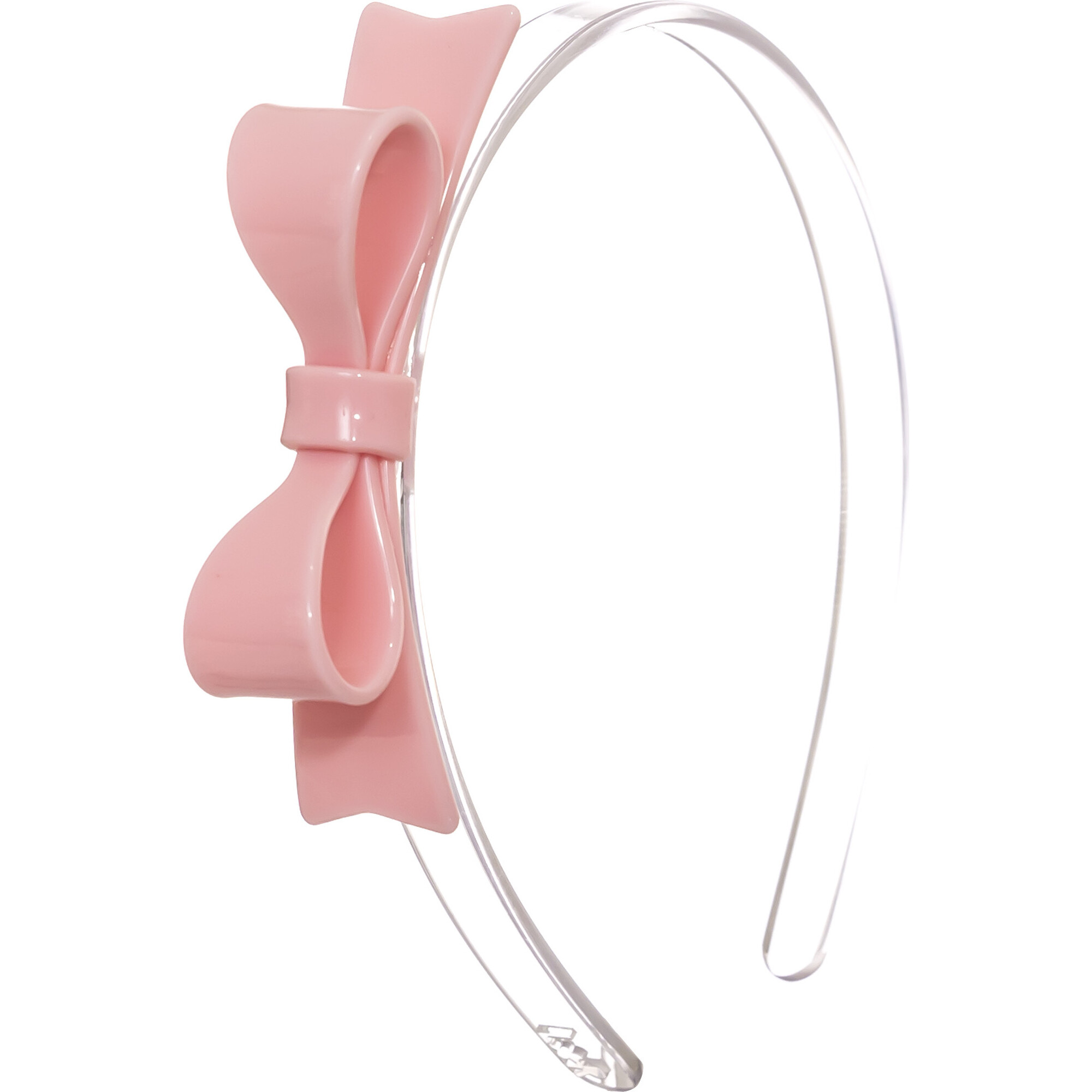 Bow Tie Headband, Light Pink - Headbands - 1