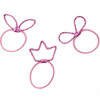 Lucky Ponytail Holders, Hot Pink - Hair Accessories - 1 - thumbnail