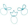 Lucky Ponytail Holders, Turquoise - Hair Accessories - 1 - thumbnail