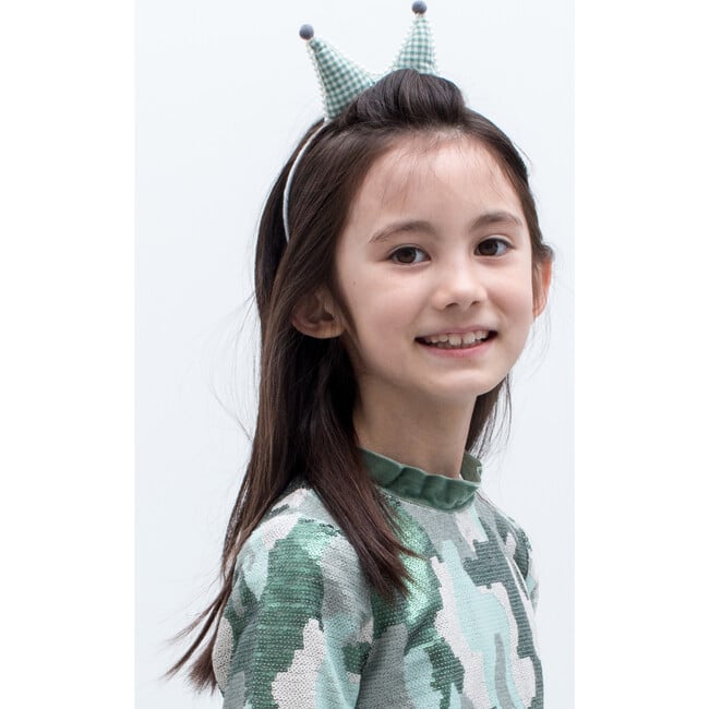 Kiara Headband, Green - Hair Accessories - 2