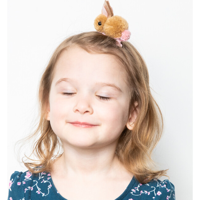 Ruby Bunny Hairclip, Brown - Hair Accessories - 2